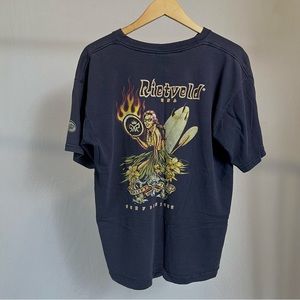 navy blue rietveld tee